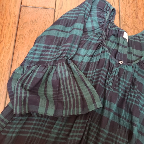 Altar'd State peasant type dress, ruffled sleeves.... - Picture 2 of 3